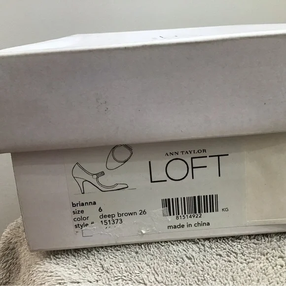 NWT LOFT Brianna High Heeled Mary Jane Style Shoes - Picture 7 of 7